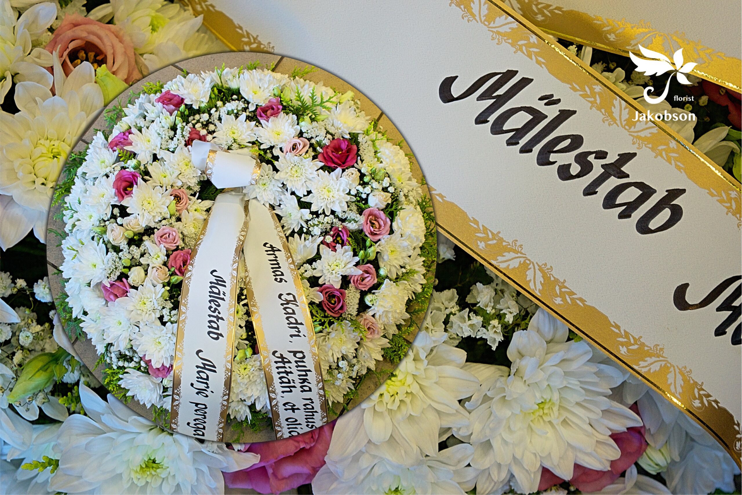 Matuseparg T34 - Matusepärg täislilledest